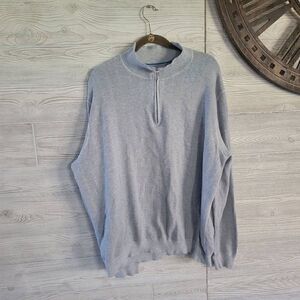 Tommy Bahama Quarter Zip Sweater Mens SZ XXL 1/4 Zip